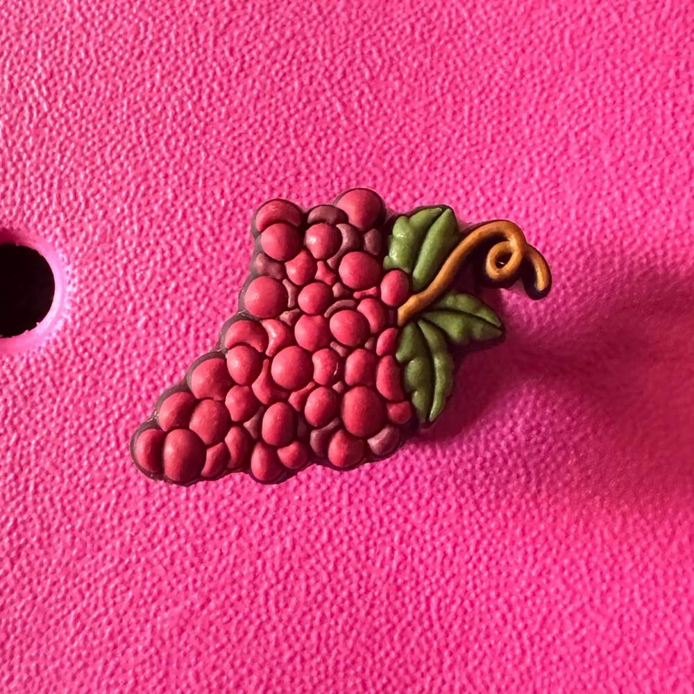 Authentic Grapes Croc Charm Jibbitz (1) YOU CHOOSE !